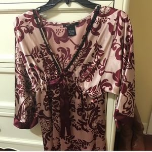 bcbgmaxazria short kimono dress